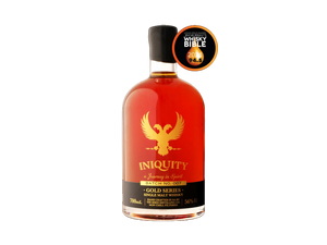 Iniquity Gold Label Batch 007 Australian Malt Whisky by Tin Shed Distillery 700mL