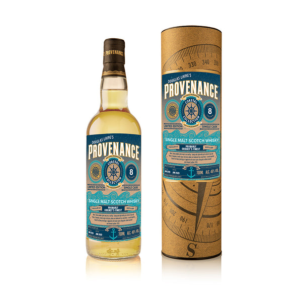 Probably Orkney's Finest 8 Year Old 2015 - Douglas Laing's Provenance Coastal Collection Scotch Whisky 700mL