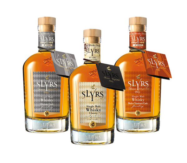 Slyrs Bavarian Malt Whisky 3 x 350mL Bundle