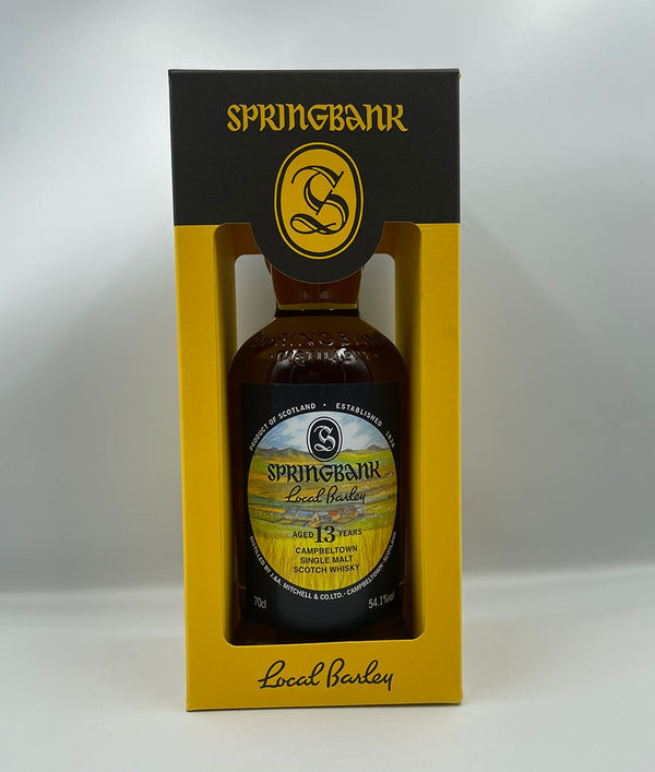 Springbank 'Local Barley' 13 Year Old 2023 Release Campbeltown single malt Scotch Whisky 700mL