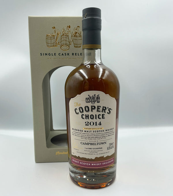 Campbeltown 10 Year Old 2014 SSW exclusive- Cooper's Choice Scotch Whisky 700mL