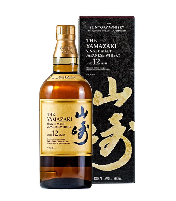 The Yamazaki 12 Year Old Single Malt Japanese Whisky 700mL